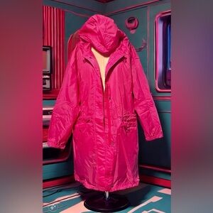 Vintage retro 80’s pink Pacific Trail wind breaker jacket size unisex medium